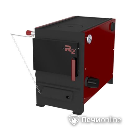 Твердотопливный котел Термокрафт R2 15 кВт конфорка термометр круглый выход в Чусовом